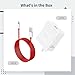 byepica 80W USB C Charging Adapter for Models 9-13, 3.3 Ft Red Type-C Cable Included, Supports Super Vooc, High-Speed Us Charger