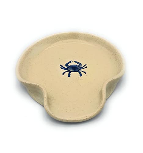 Ceramic Spoon Rest with Maryland Blue Crab