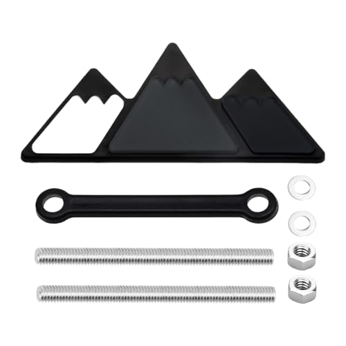 Image of Grille Decor Badge, Tri-Color Grille Insert Trims | Tri-Color Grille Badge Emblem Decoration Accessories Car Truck Label Fit for Most Vehicles