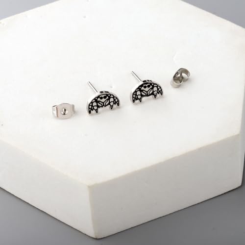 OKEYCH Spider Mom Gift Stud Earrings - Jumping Spider Owner Merch4