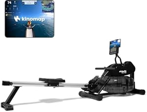 VirtuFit Row 900 Rudergerät Water - Rudergeräte (Wasser, 155 kg, Metall, Kunststoff, 52 cm, 119 cm, 143 cm)