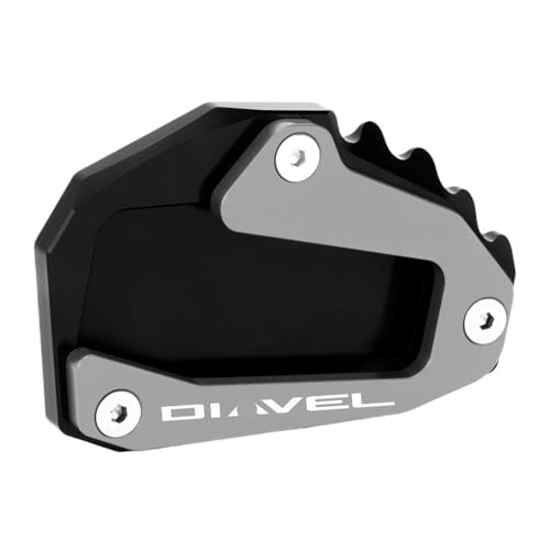 Coussinet support latéral Ducati Diavel 1260 extension de béquille alu gris
