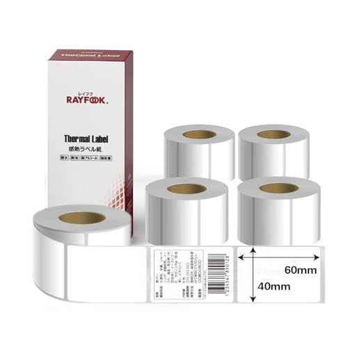 RAYFOOK MxV[ 40×60mm 2000y400×5zT[}v^[p Ɩp S ϐ Xֈ lD Hi [ z io[R[hxȂǂɍœKłBDeliAZebraASatoȂǎŝ̃fXNgbvT[}x