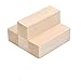 TOKERD 4 Pezzi Intaglio del Blocco di Legno Grand Incompiuto Naturale Blocchetti in Legno da Scolpire per Intaglio, Lavorazione e Scolpitura(15 x 5 x 5cm)