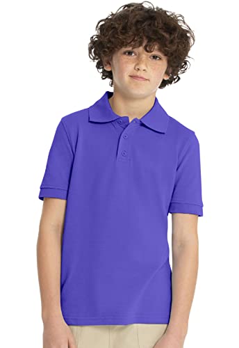 Image of Classroom Girls' Short SLV Pique Polo