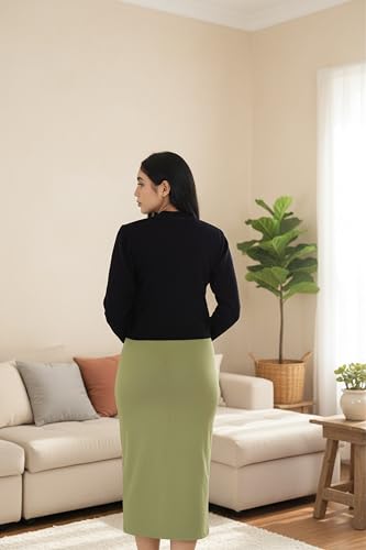 Image of Women Woolen Full Sleeves Blouse for Winters (Ready to Wear, Imperial Blue Colour, Size 34)