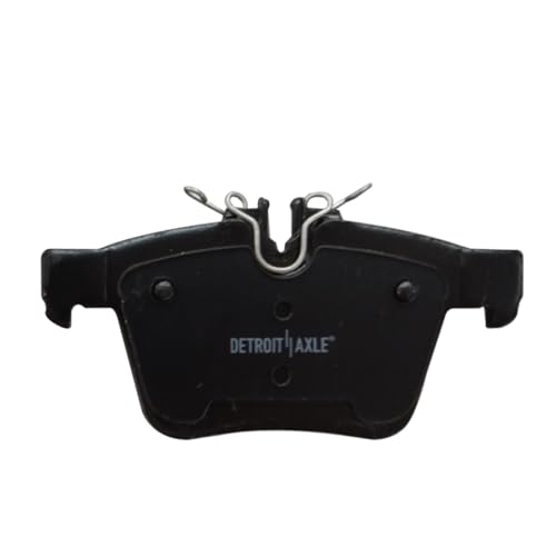 Image of Detroit Axle - 4pc Rear Brake Pads for 2015-2023 Mercedes-Benz C300