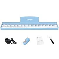 Amazon | KIMFBAY 電子ピアノ 88鍵盤 卓上 木製 電子 ピアノ 88鍵