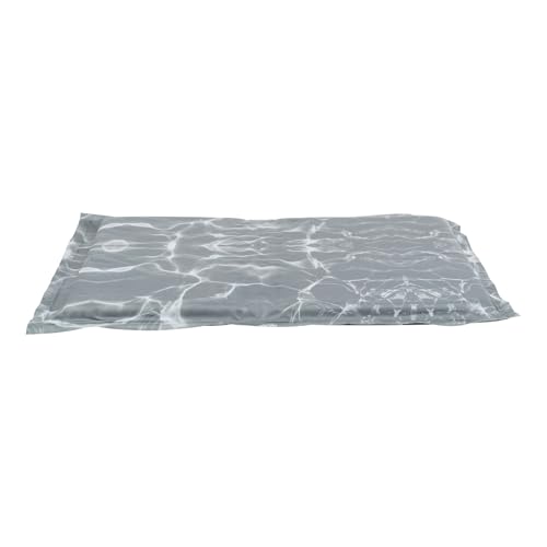 TRIXIE Kühlmatte Soft für Hunde, selbstkühlend – 50 x 40 cm, grau