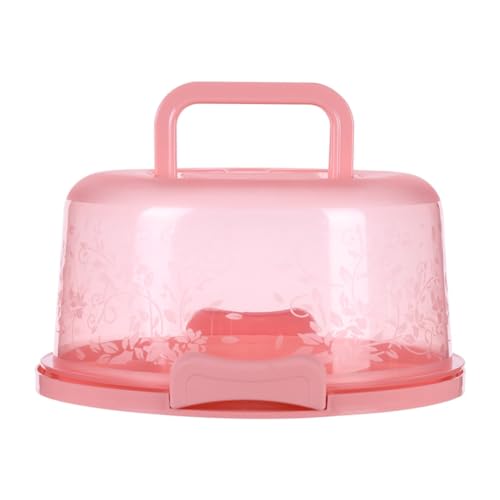 Portable Round Cake Holder Removable Cupcake Tray Cake Carrier Storage Stand