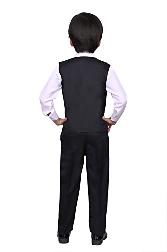 Image of 3-Piece Shirt, Trouser, Waistcoat with Bow-Tie Boy's Suit Set for Party, Wedding, Birthday VC405