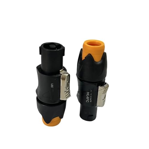Connecteur ohm à 4 broches à verrouillage sécurisé pour haut-parleur