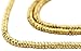 Brass Heishi Beads - Full Strand Ethiopian Metal Spacers for Jewelry Making - The Bead Chest (4mm)