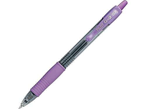 Bolígrafo Pilot G2 Gel Retráctil Tinta Morada Docena miniatura 2