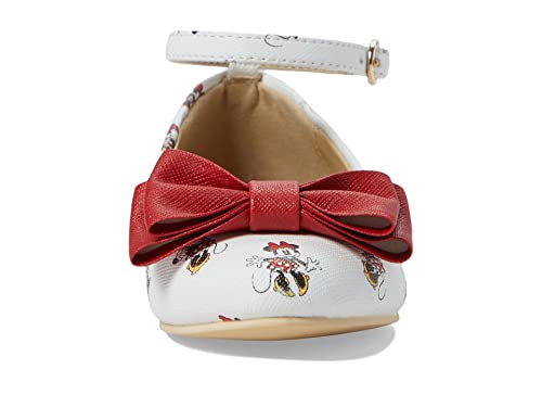 Janie and Jack Girl's Minnie Mouse Bow Flat (Toddler/Little Kid/Big Kid) Multicolor 4 Big Kid M2
