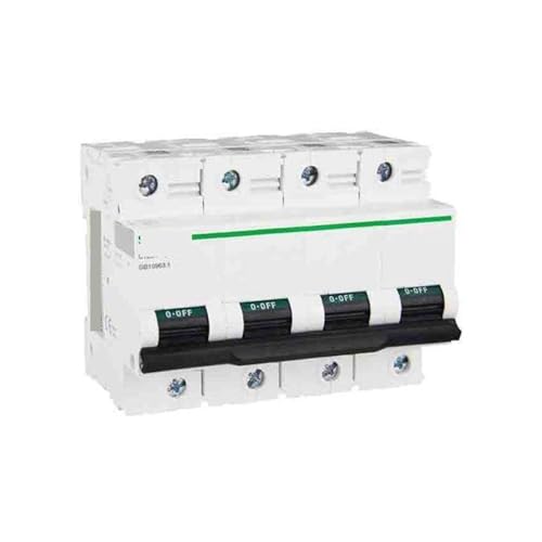 Disyuntor 4P D80A C120H 10kA para evitar cortes por sobrecarga en motores