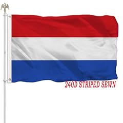 Striped Sewn Netherlands Flag