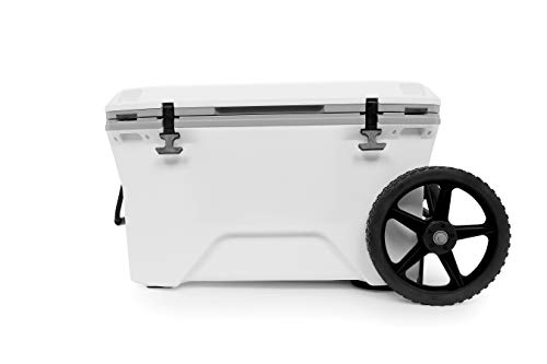 Camco Heavy-Duty Cooler Cart Kit, Includes Durable Straps And 12-Inch Wheels, White (51798) #TOP4