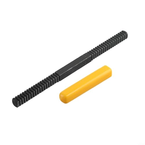 Lima métrica de reparación de roscas para paso de 0,75-3 mm, herramienta de restauración de roscas 8 en 1 para pernos, tornillos, tuberías y accesorios