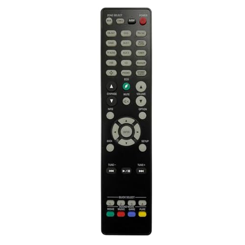 Replacement Remote Control for Denon Ultra Home Theater AV Receiver AVR-X250BT RC-1254 AVR-X580BT RC-1259 DRA-800H DRA-900H RC-1257 AVR-S770H AVR-X1800H RC-1258 AVR-S670H AVR-X1700H RC-1253 AVR-S970H Deal