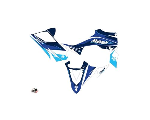 Kit déco quad Yamaha 450 YFZ R bleu pour la compétition