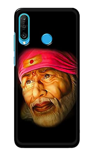Image of PRINTFIDAA Sai Baba Lord Shiridi Great God Hinduism Religious Hard Back Cover for Huawei P30 Lite /Nova 4e, Marie-L21BX, MAR-L01A, MAR-L21A Back Cover -(P6) KAT1002