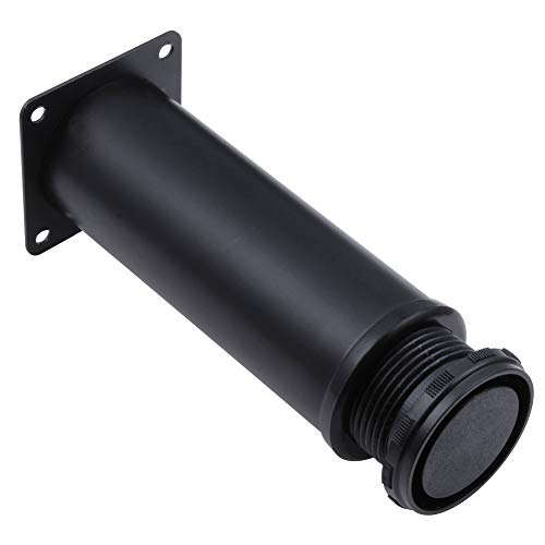 Aowish 4-Pack Stainless Steel Furniture Legs Furniture Foot Upgraded & Thickened Cabinet Metal Legs 2 Inch Diameter Shelves Sofa Table Kitchen Adjustable Feet With 16 Screws (4 Inch/100Mm-Black) #TOP6