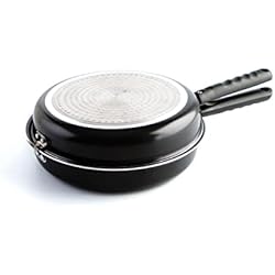 Groupalia Sartenes Quid Gastro Fun Sarten Doble Aluminio Estampado 26cm Negro