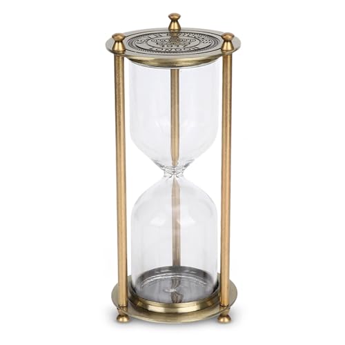 Reloj De Arena, Temporizadores De Arena Cristal Transparente Reloj De Arena para Decoración De Oficina