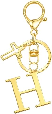 Letter Keychains for Women Initial Keychain Charms for Purses Per...