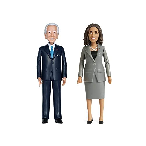 Joe Biden & Kamala Harris Real Life Political Action Figure Bundle - Biden & Harris Collectible Figurine Perfect for Collectors, Gift Ideas & Souvenirs