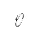 Produktbild Likass Sterling Silber Ring 925 Sterling Silber Schmuck-Jubiläum Versprechen Ehering Verlobungsring -Beste Geburtstags Damen-Einfacher Vintage Ring