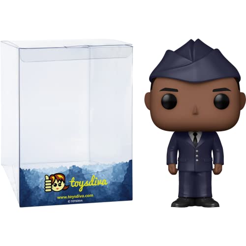 Airman: P O P ! Air Force Vinyl Figurine Bundle With 1 Compatible 'Toysdiva' Graphic Protector (46751 - B)