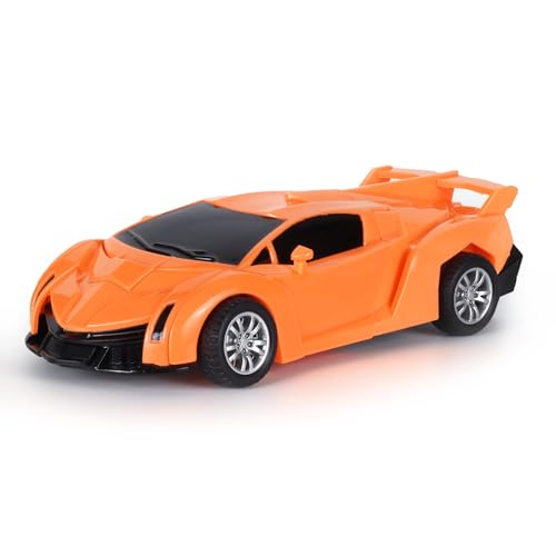 Image of Amazon Brand - Jam & Honey Transforming Action Figure Car | Robot to Car Transforming Toy | Dash to Transform | Ideal for Kids & Collectors | Pack of 2