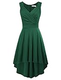 50s Kleider Rockabilly Vintage Retro Kleid cocktailkleider grün a Linie Kleider CL797-4 L