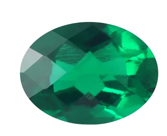 GenericGemstone Gallery Emerald Stone Original Certified 4.5 Carat 5 Ratti Rare Pachu Ratna Natural Transparent Emerald Stone Oval Shape Zambian Emerald Stone एमराल्ड पन्ना स्टोन For Jewellery Making