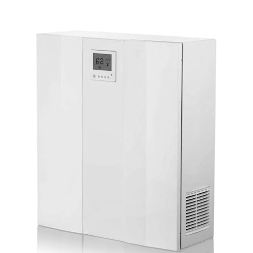 VENTS-US Micra 150 – Ductless HRV Heat Recovery Ventilator, 71 CFM with Remote, Built-In Temperature Sensor - Circulates Fresh Air In, Stale Air Out Reducing Heating Costs
