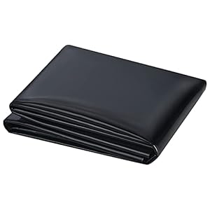 Smallpondliner4x7feet20milpondlinersforoutdoorpondsblackldpepondlinerforwaterfallfishpondsgardenfountain Urban Country Home Decor Small pond liner 4 x 7 feet 20 mil pond liners for outdoor ponds black ldpe pond liner for waterfall fish ponds garden fountain urban country home decor