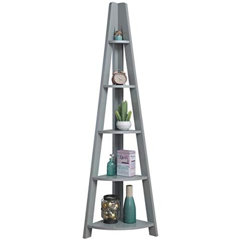 Timber Art Design UK Riva 5 Tier Ladder Bookcase Cover
