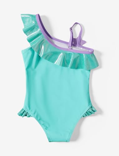 Disney Mickey and Friends Girls One Piece Swimsuits Ruffles Swimwear Beach Sport Bathing Suit2