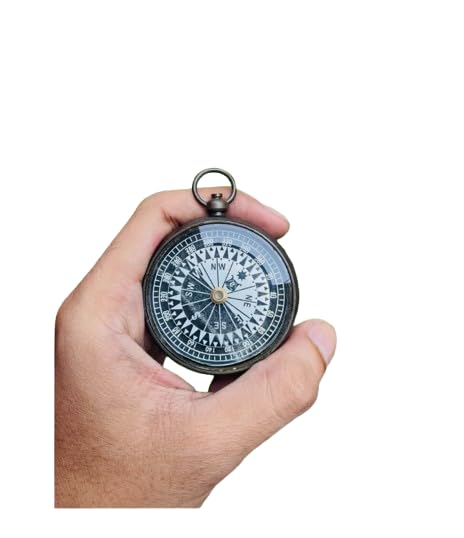 2.5'' inch Antique Brass Compass – Vintage Nautical Pocket Compass – Handmade Maritime Gift for Men, Travelers & Collectors-image-29