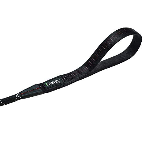 iEnergy™ GEM, 150cm Lange Führleine | Gepolsterte Hundeleine für große und mittlere Hunde | Reflektierend | Extrem leicht | Profi-Kletterseil
