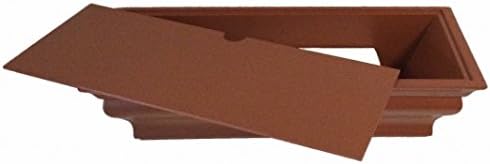 Warm ginger painted wood multifold single sheet Paper Towel Dispenser - wall mount,top load