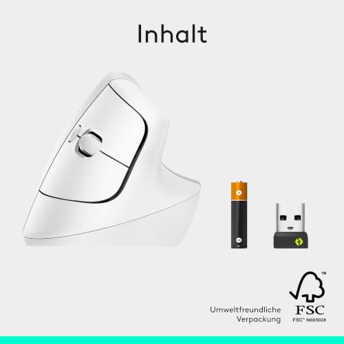 Logitech Lift Vertikale Ergonomische Maus – Ansicht 8