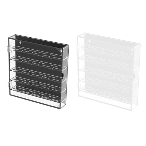 Vitrina de monedas de acrílico para insignias con estante extraíble 2
