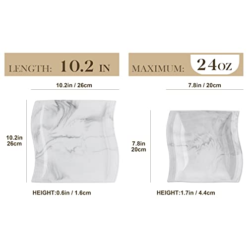 Malacasa Square Plate Set, 12-Piece Marble Plates And Bowls Sets For 6, Porcelain Dish Set With Dinner Plates And Pasta Bowls, Modern Dinnerware Sets, Kitchen Plate Bowl Set, Series Flora #TOP1