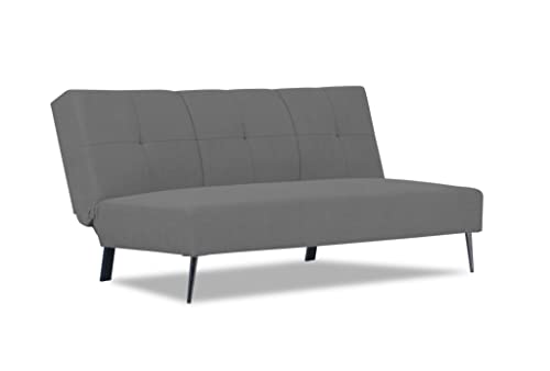 Image of Adorn India Xander 3 Seater Sofa Cum Bed (Grey) (3 Year Warranty)
