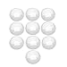 dophee 200Pcs Crystal Clear Round Cabochon Flat Back Glass Dome Tile Jewellery Making,8mm