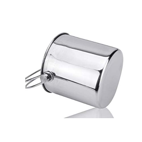Cubo de hielo grueso de acero inoxidable con aislamiento para el hogar, cubo de cerveza (tamaño: 13,5 cm) (15,7 m)