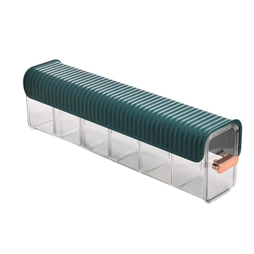 IUVYTA Caja organizadora ropa interior Caja De Almacenamiento Ropa Interior Transparente For Colgar En La Pared, Calcetines(Dark green)